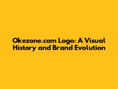 Okezone.com Logo: A Visual History and Brand Evolution